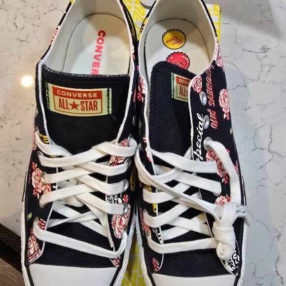 Converse x Topo Chico Chuck Taylor All Star Low Black Men's Shoes A10455C SZ 11 - Picture 5 of 13